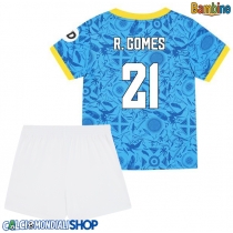 Maglie da calcio Wolves Rodrigo Gomes #21 Terza Maglia Bambino 2025-26 Manica Corta (+ Pantaloni corti)